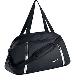 Nike Auralux Solid Club Training Bag, Black/White